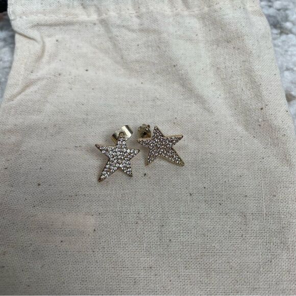 Madewell Acetate Hoop And Sparkly Star Earring Set Gold Color - Picture 3 of 3